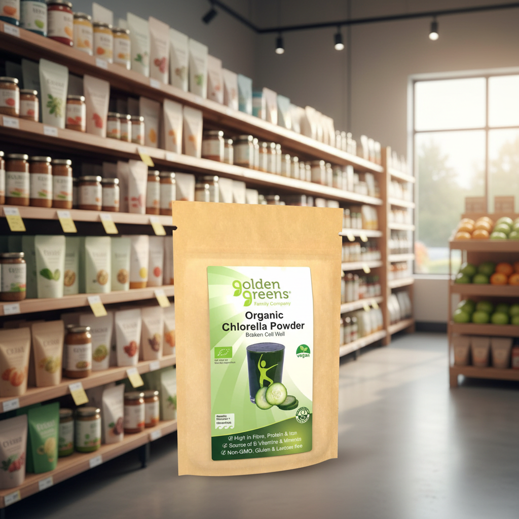 Golden Greens Organic Chlorella Powder - 200g