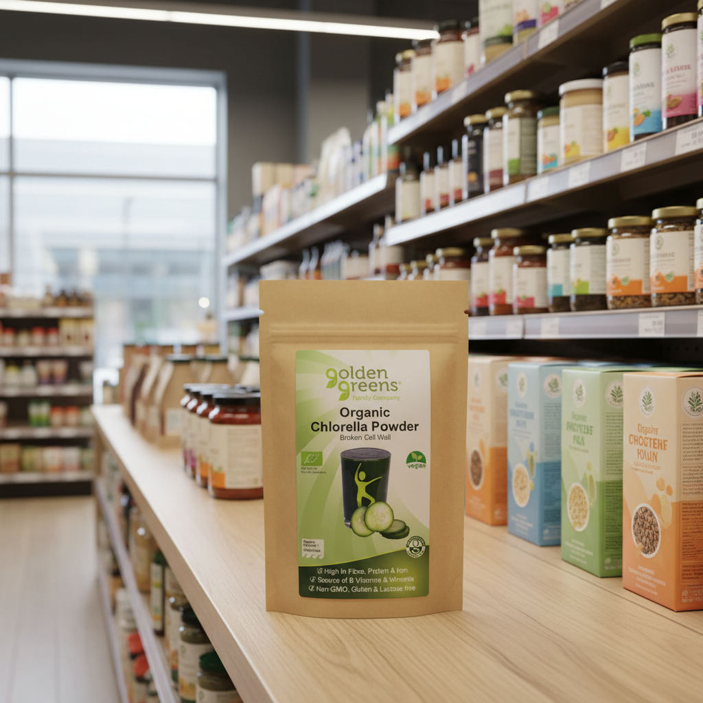 Golden Greens Organic Chlorella Powder - 200g
