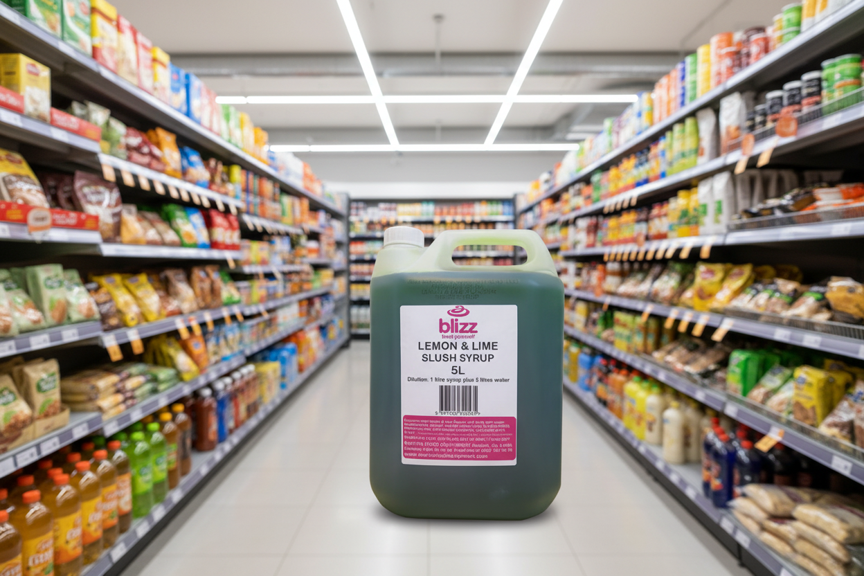 Blizz Lemon & Lime Slush Syrup 5Lt