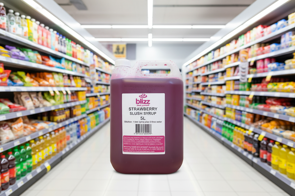 Blizz Strawberry Slush Syrup 5Lt