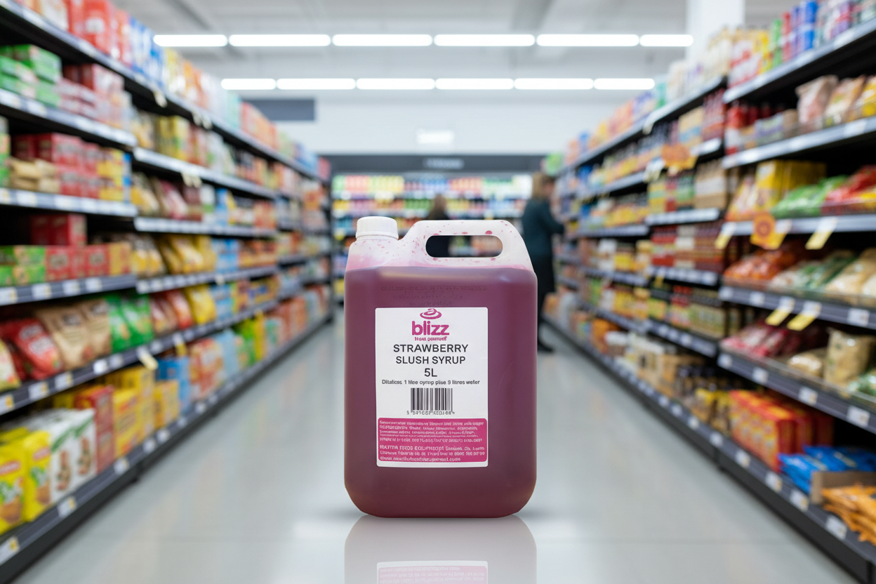 Blizz Strawberry Slush Syrup 5Lt