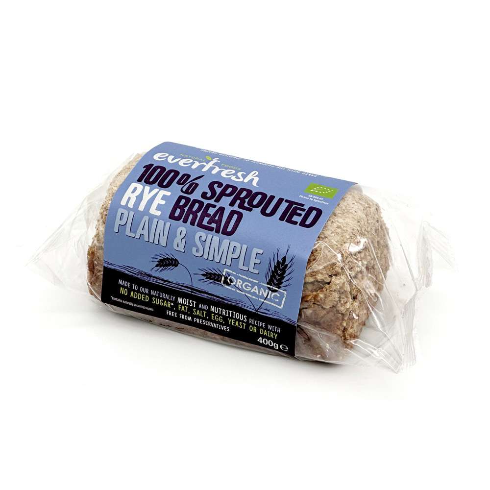 Everfresh Organic Sprouted Rye Bread - 400g