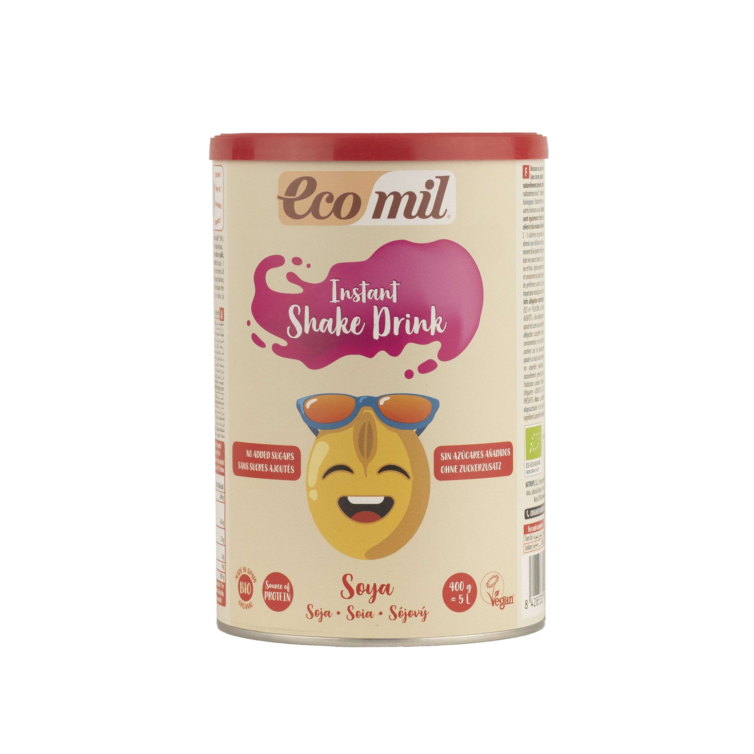 Ecomil Soya drink no added sugars Instant Bio - 400g