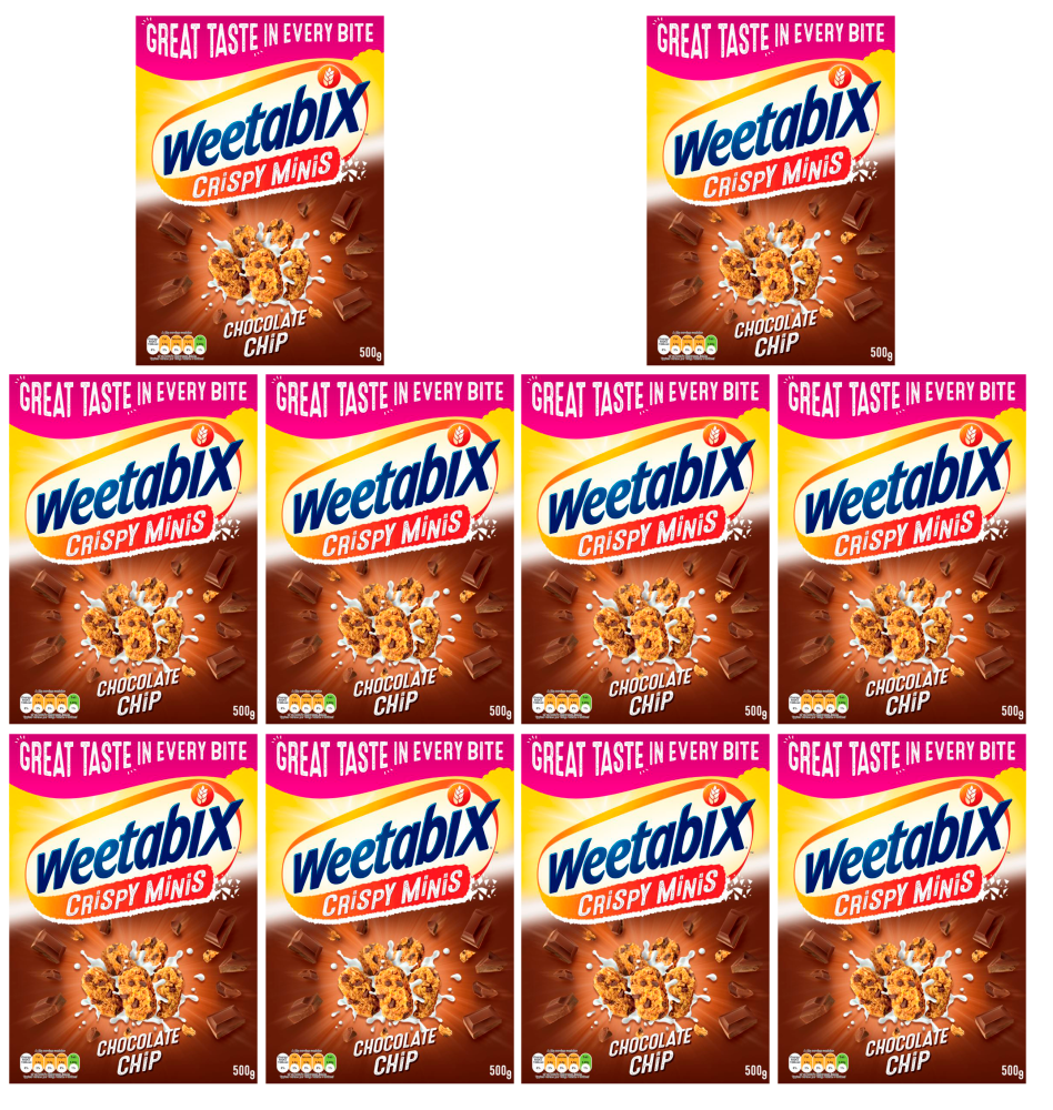 10 x Weetabix Minis Chocolate - 500G