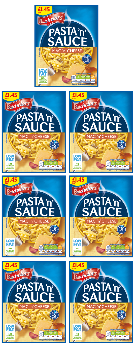 7 x Pasta & Sauce Mac N Cheese - 99GM