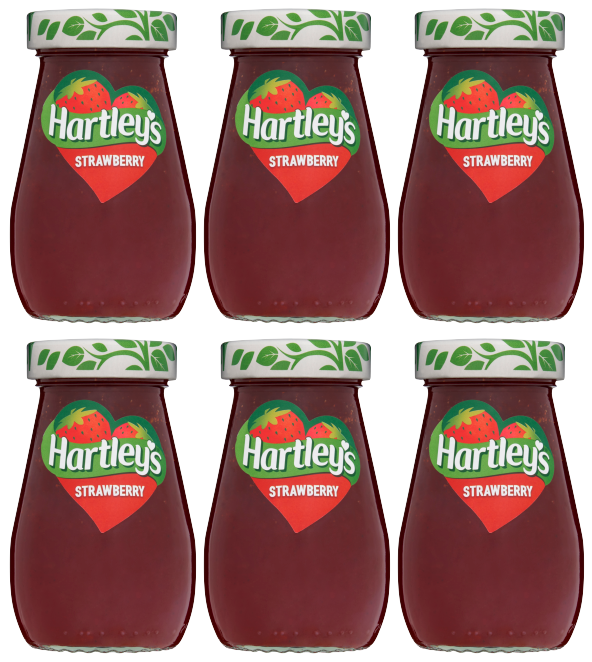 6 x Hartleys Best Strawberry Jam - 340G