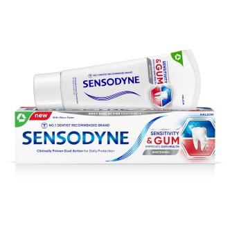 12 x Sensodyne Sensitivity & Gum Whitening - 75ML