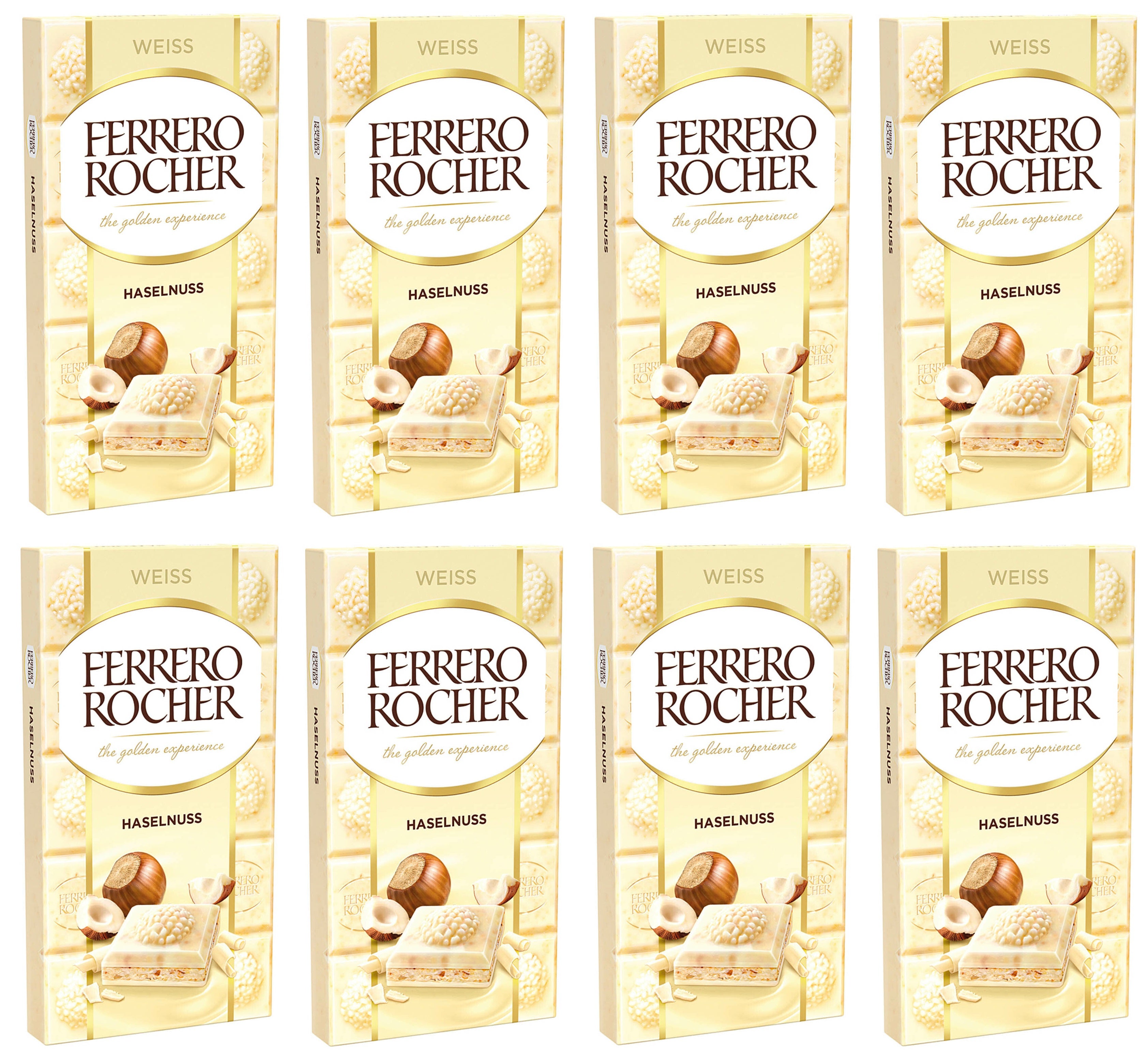 8 x Ferrero Rocher White Large Bar - 90GM