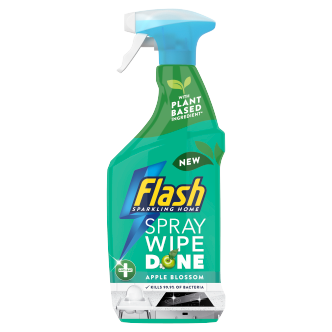 10 x Flash Spray Wipe Done Apple Blossom - 800ML