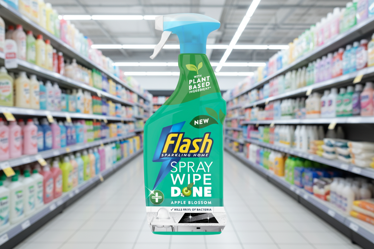 10 x Flash Spray Wipe Done Apple Blossom - 800ML