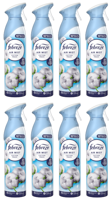 8 x Febreze Air Cotton - 185ML