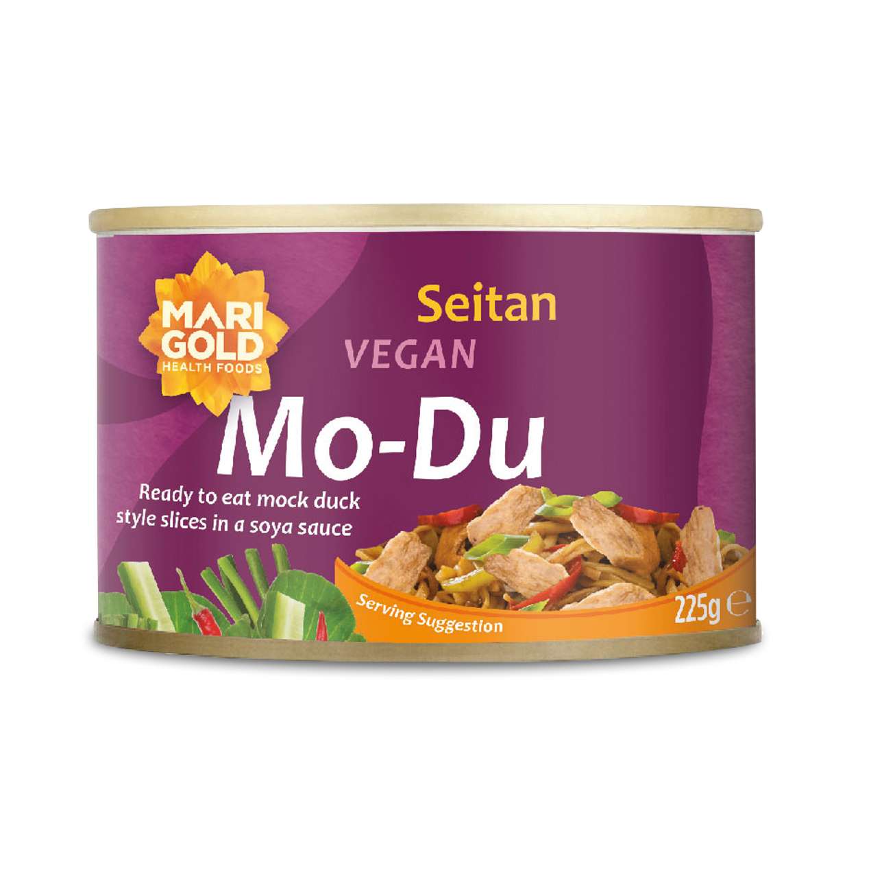 Marigold Mo-Du Braised Seitan Slices Canned - 225g
