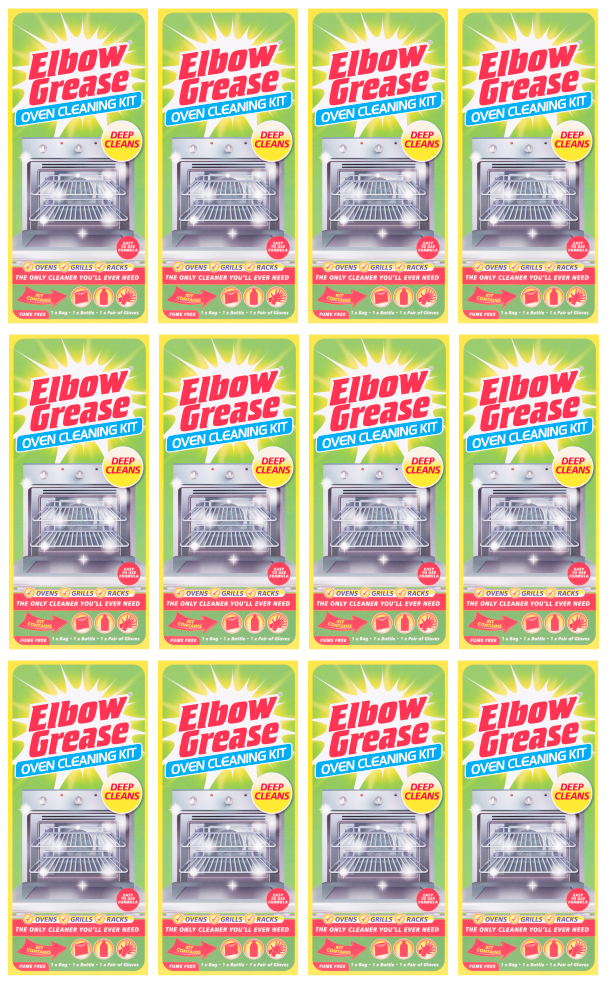 12 x Elbow Grease Oven Cleaner Set 500Ml