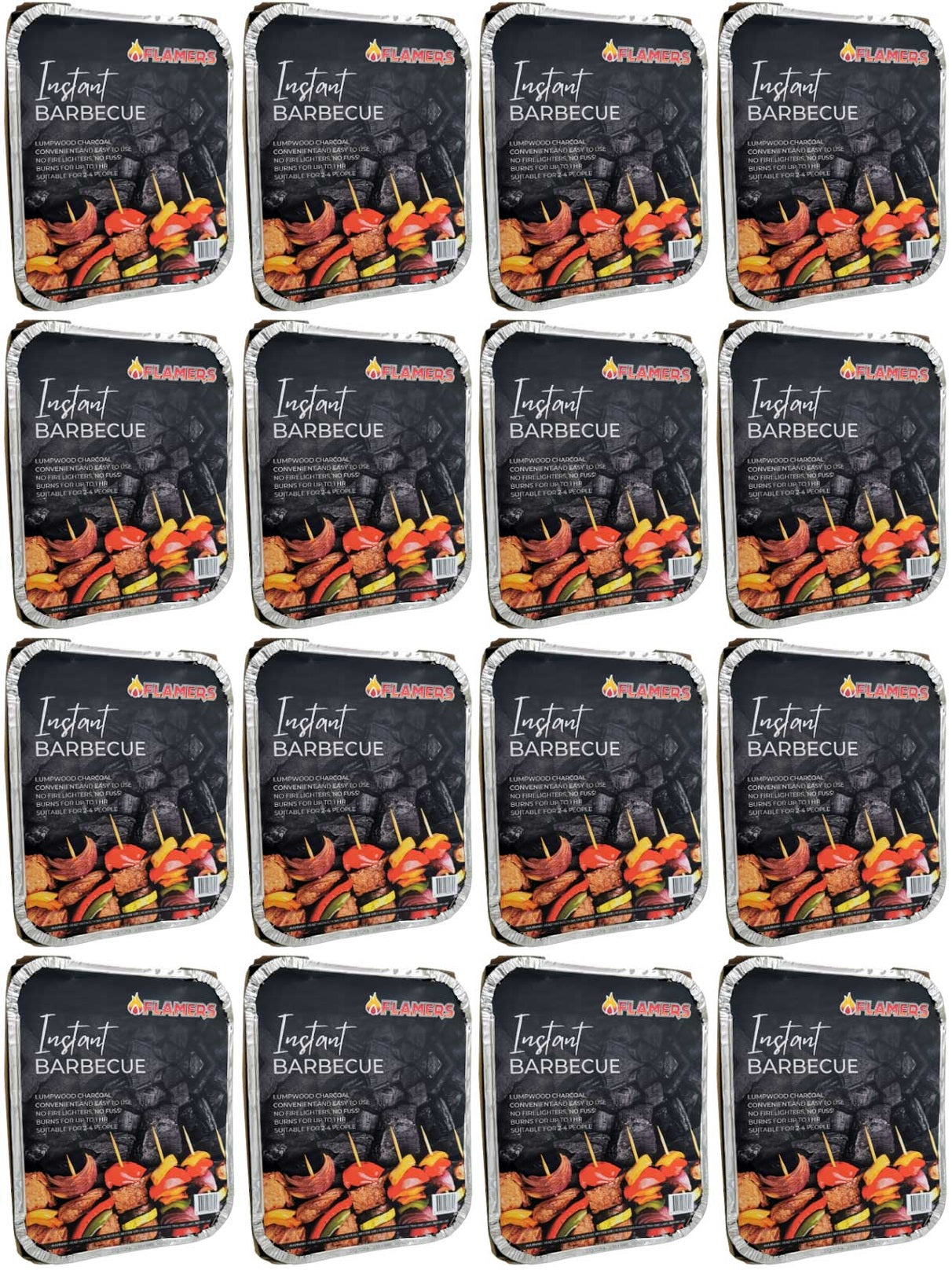 16 x Flamers Instant Barbeque