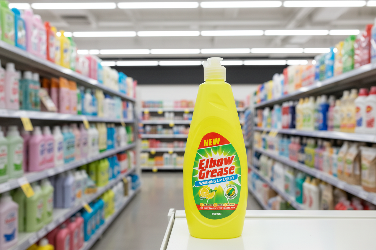 12 x Elbow Grease Washing Up Liquid - 600ML