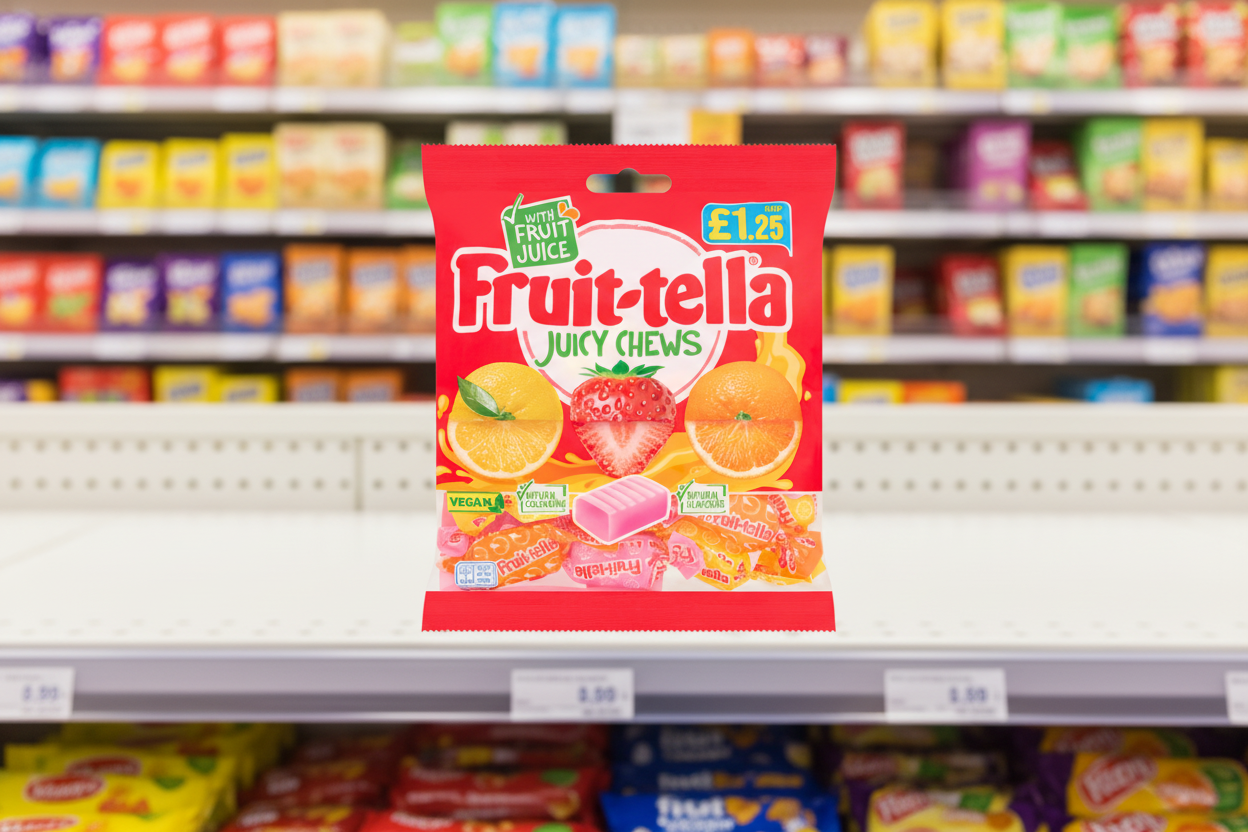 12 X Fruitella Juicy Chews Bag 135G