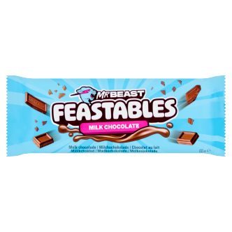 10 x Mr Beast Feastables Milk Chocolate - 60GM