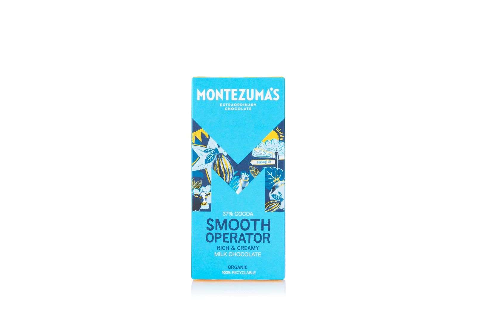 12 x Montezuma Smooth Operator - Milk 37% - 90g