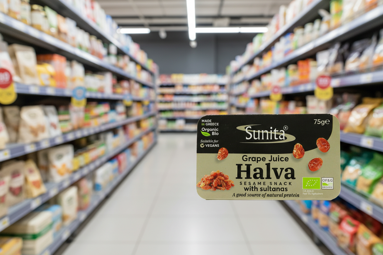 Sunita Organic Grape Juice Halva with Sultanas - 75g