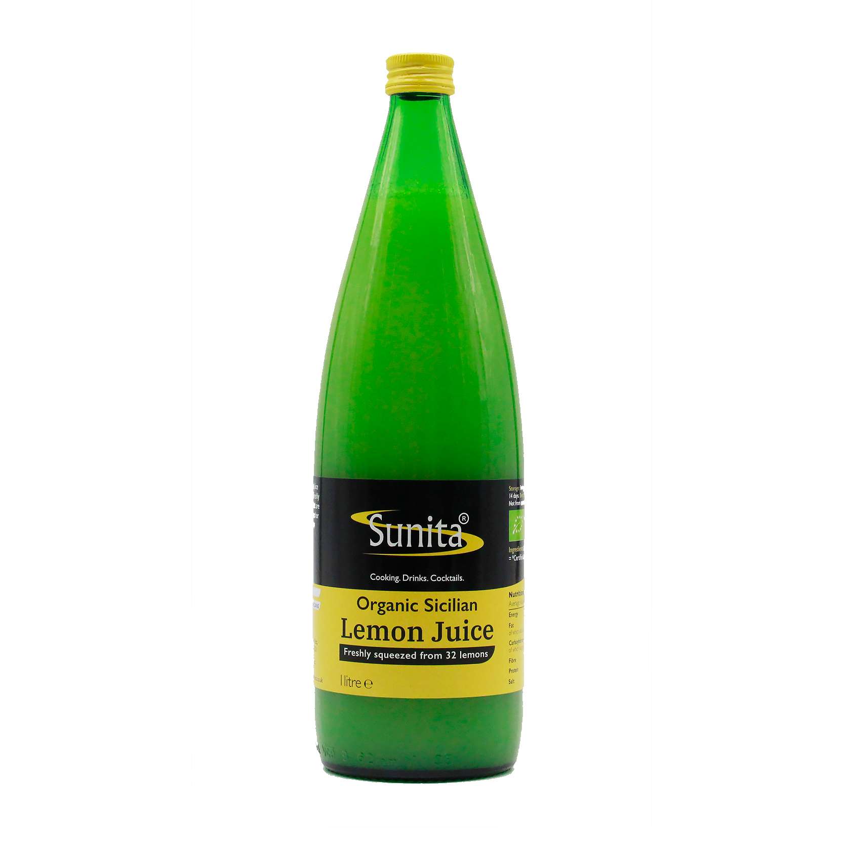 Sunita Organic Lemon Juice - 1ltr