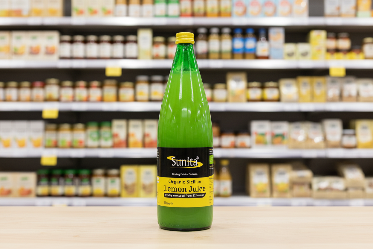 Sunita Organic Lemon Juice - 1ltr