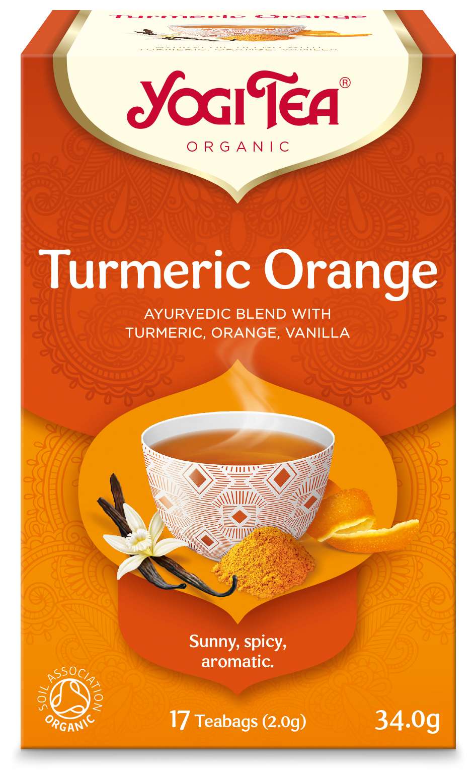 Yogi Tea Turmeric Orange Org - 17bags