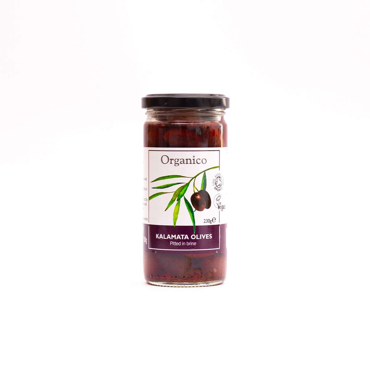 Organico Org Kalamata olives pitted in brine - 230g