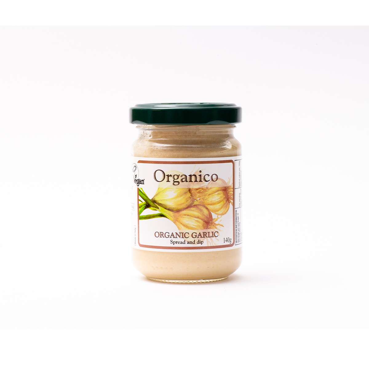 Organico Org garlic spread & dip - 140g