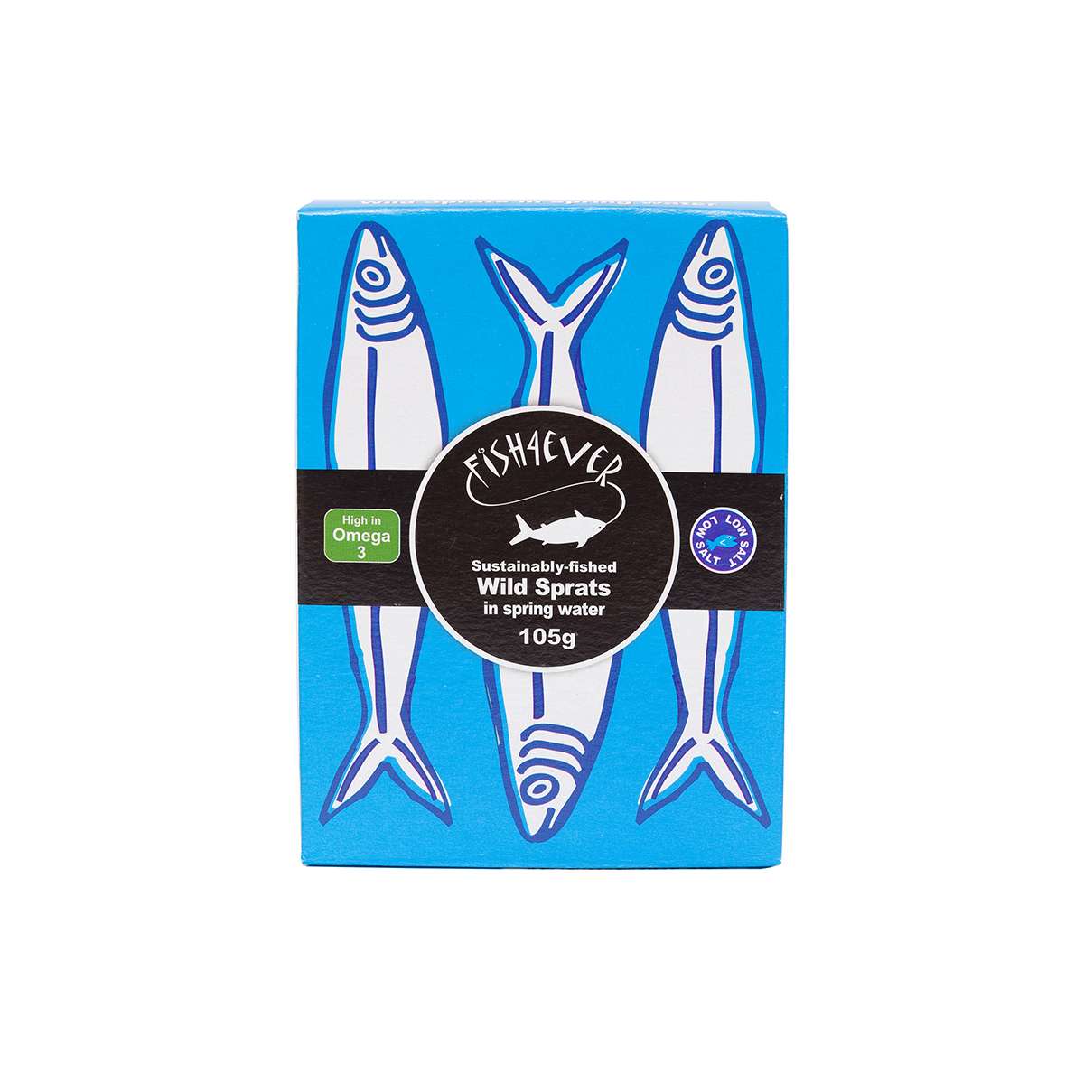 Fish4ever Sprats in spring water - 105g