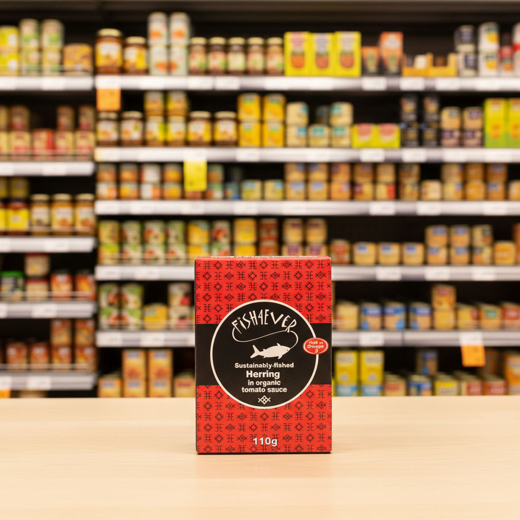 Fish4ever Herring in organic tomato sauce - 110g