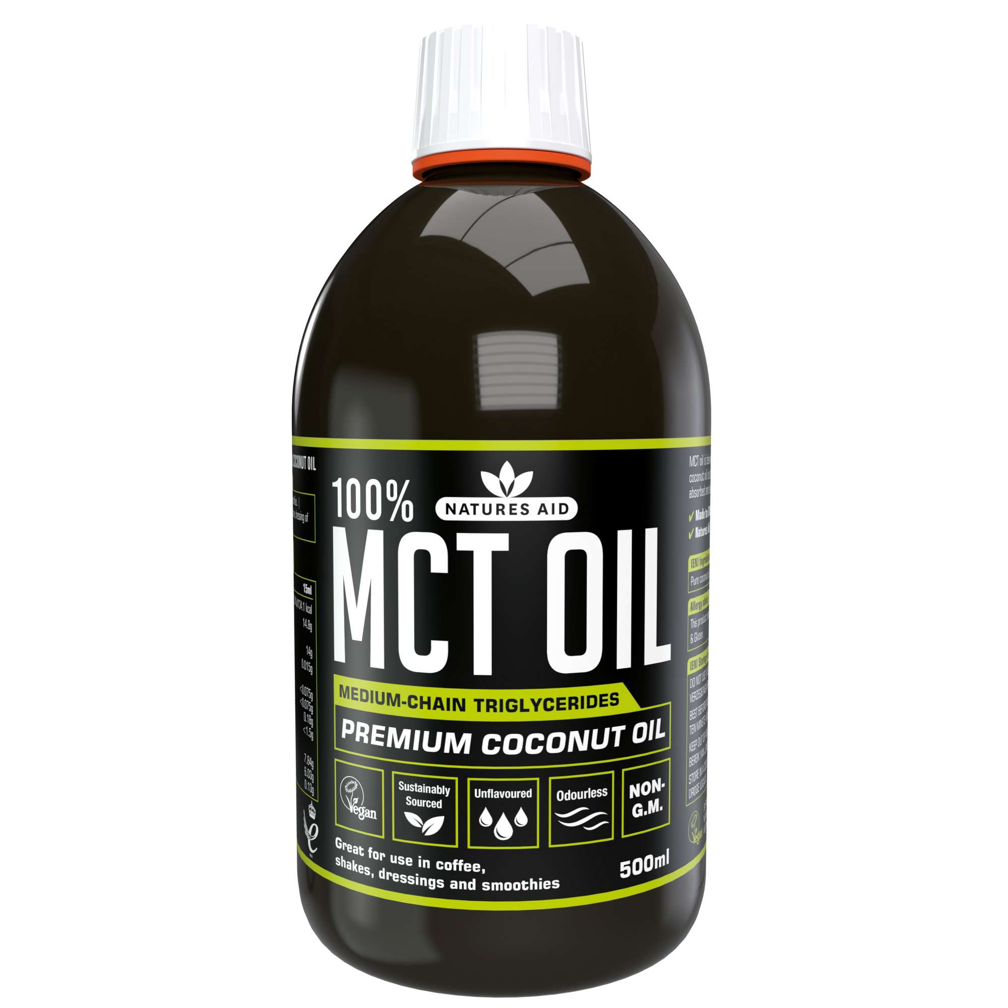 Natures Aid MCT Oil - 500ml