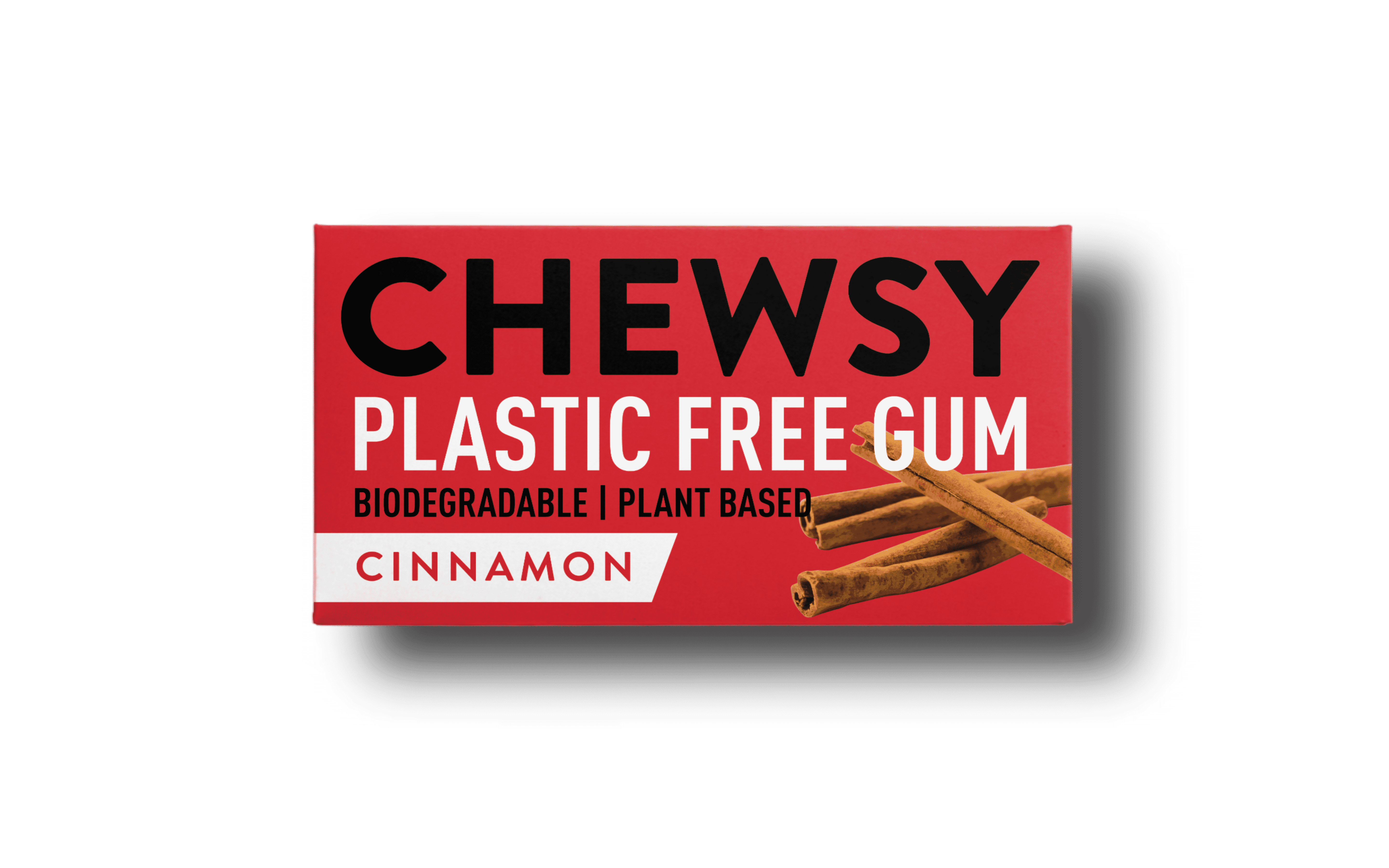 12 x Chewsy Cinnamon Plastic Free Gum - 15g