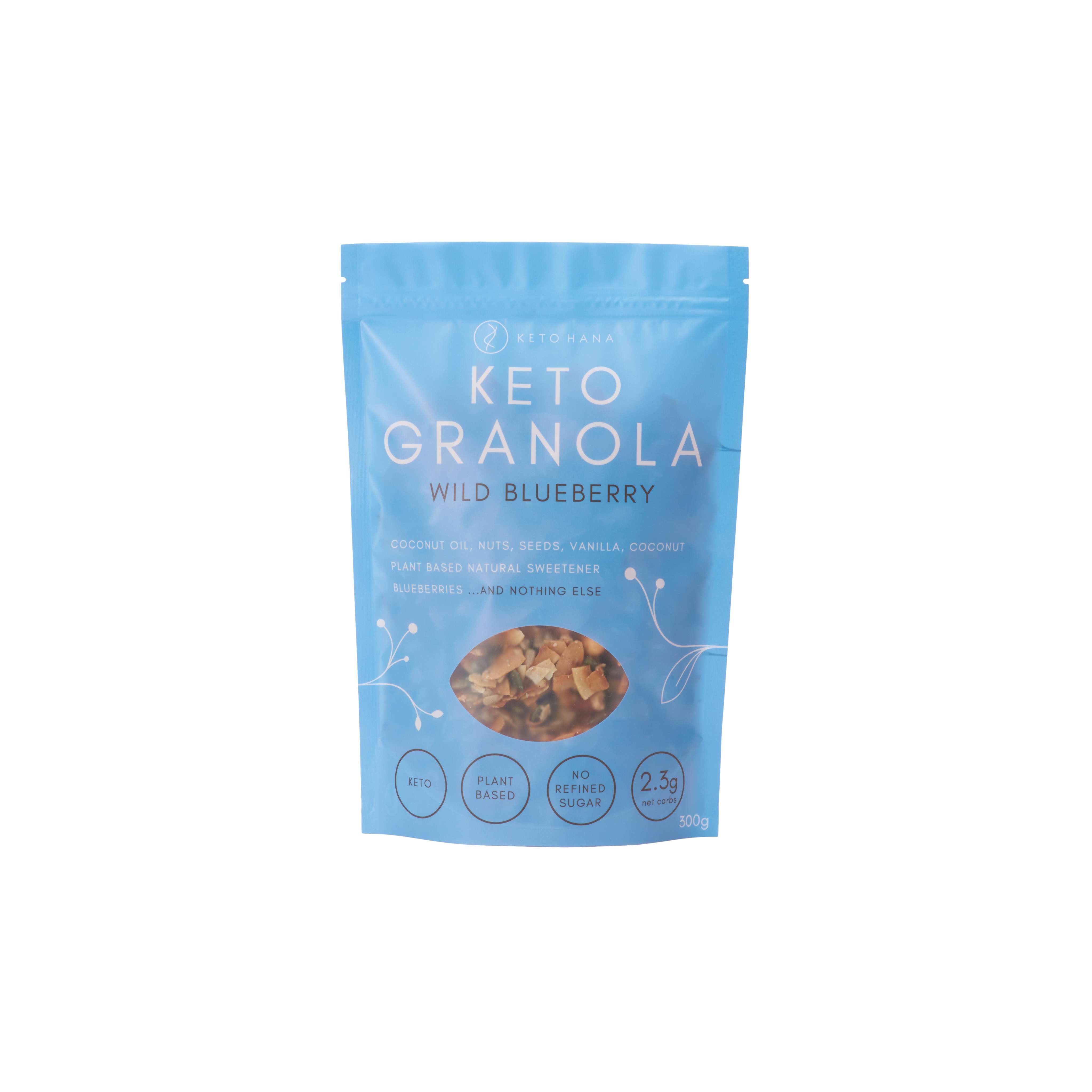 Keto Hana Wild Blueberry keto granola - 300g