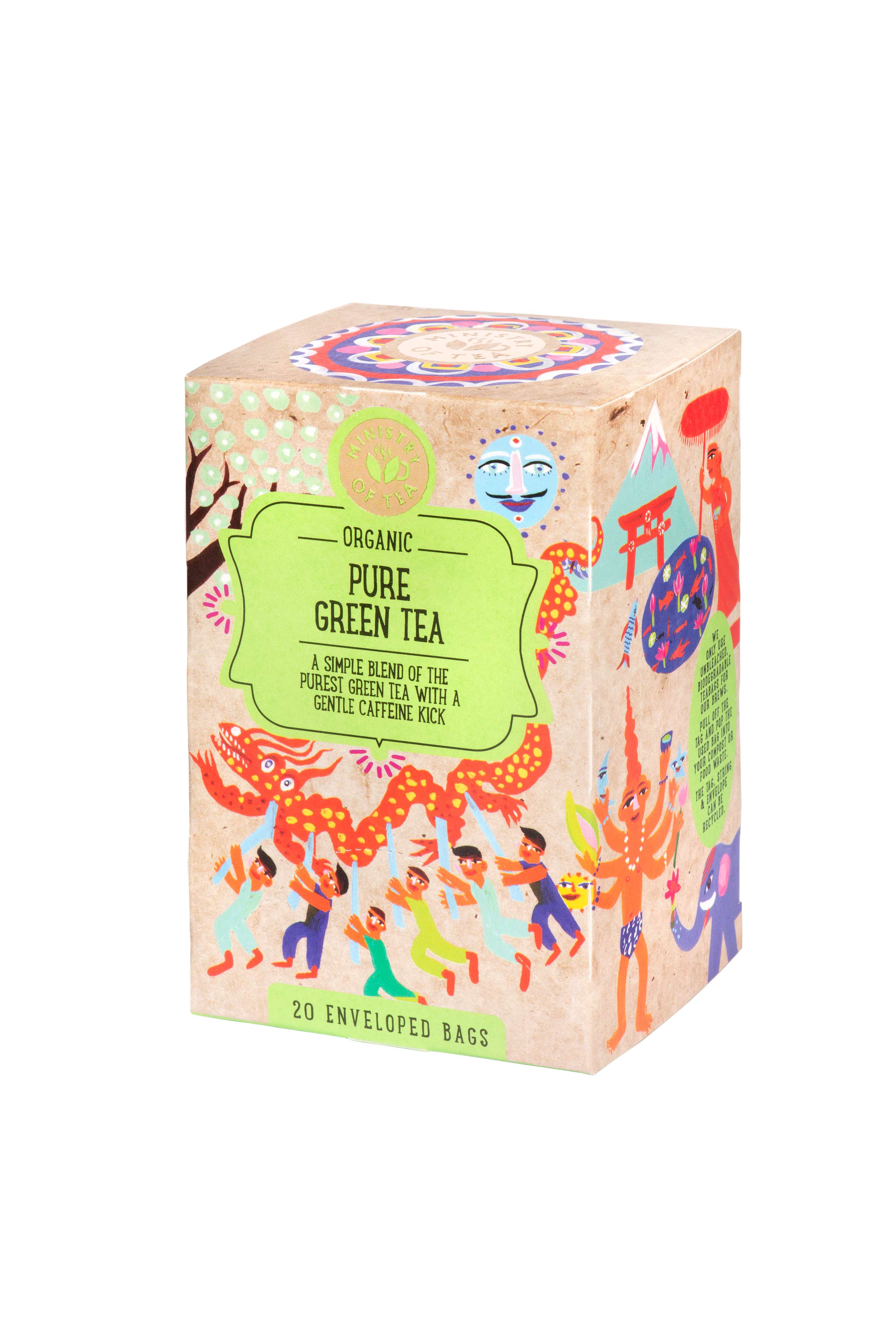 Ministry of Tea Organic Pure Green Tea - 20bags