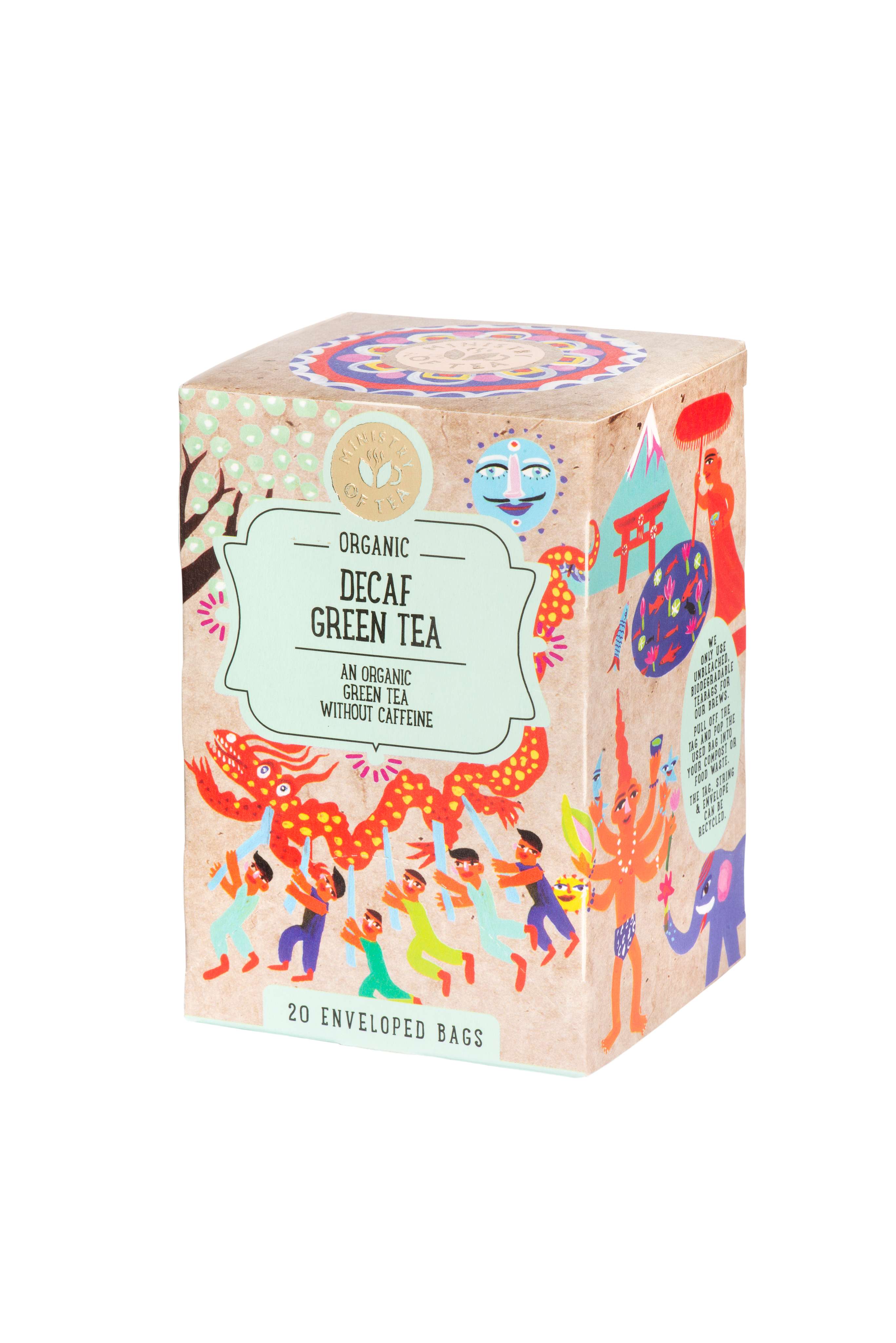 Ministry of Tea Organic Decaf Green Tea - 20bags
