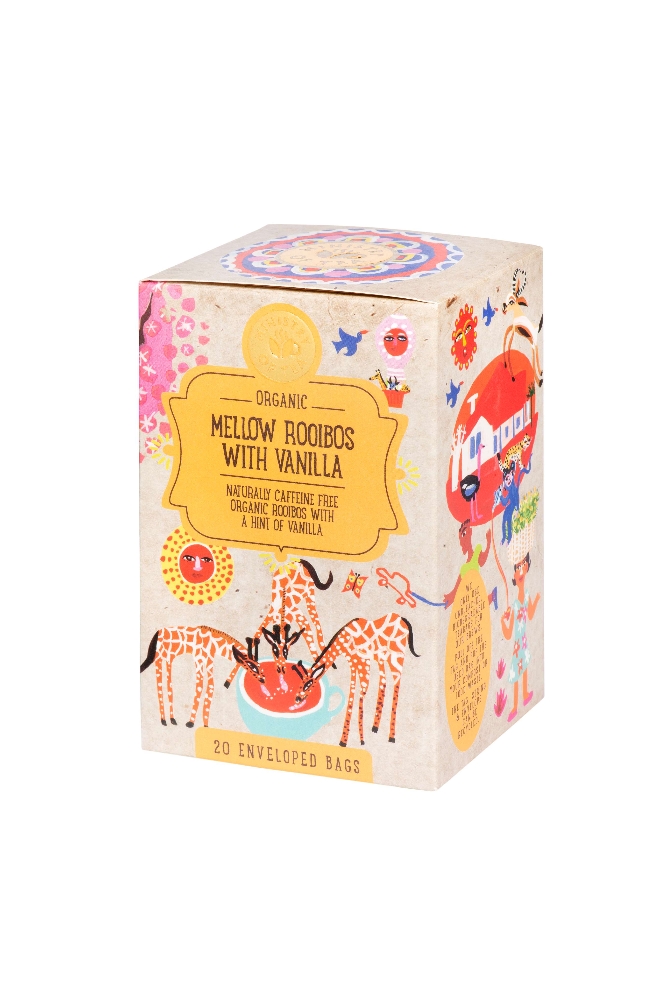 Ministry of Tea Org Mellow Rooibos with Vanilla - 20bags