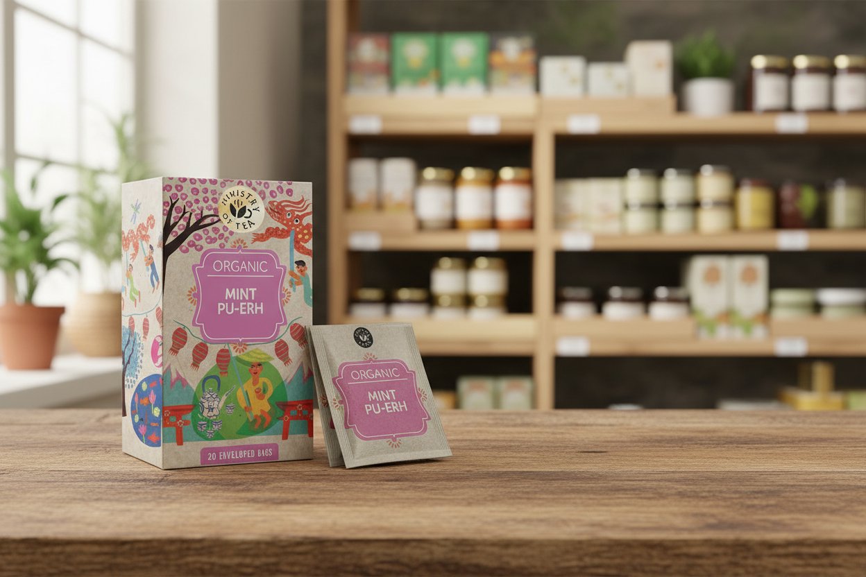 Ministry of Tea Organic Mint Pu Erh - 20bags