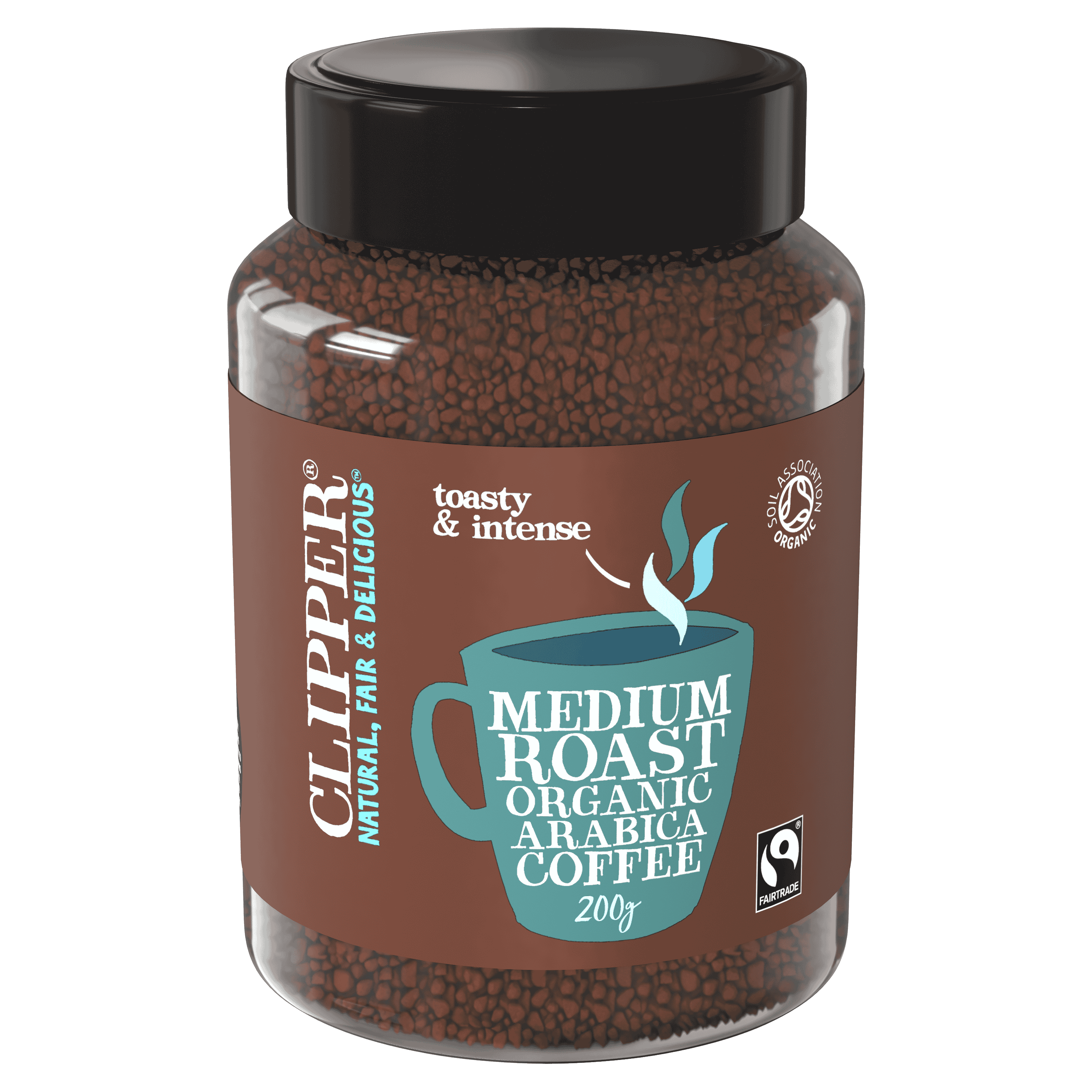Clipper FT Medium Roast Organic Arabica Coffee - 200g