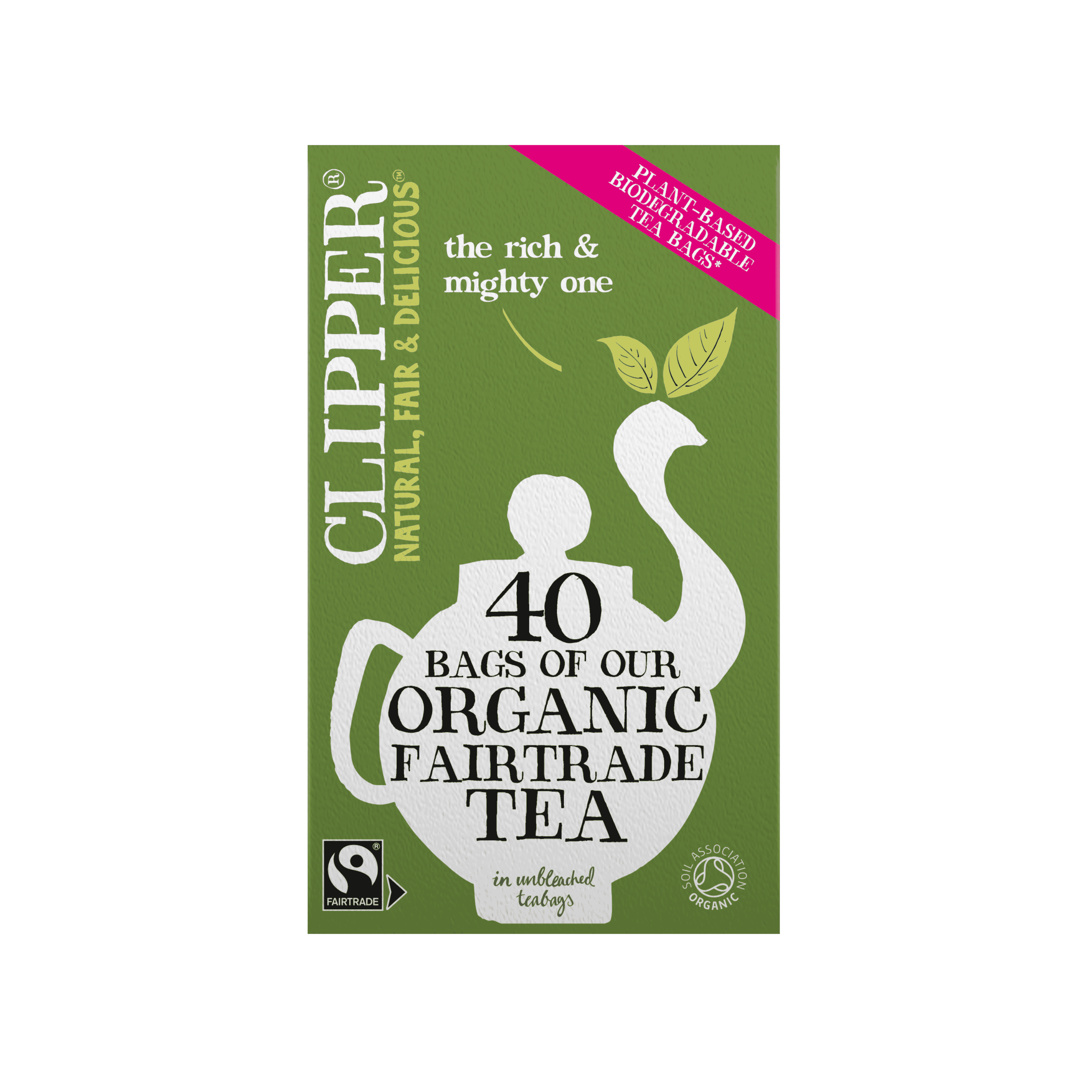 Clipper Fairtrade Organic Everyday Tea Bags - 116g