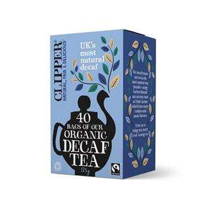 Clipper Fairtrade Organic Decaf Black Tea Bags - 116g