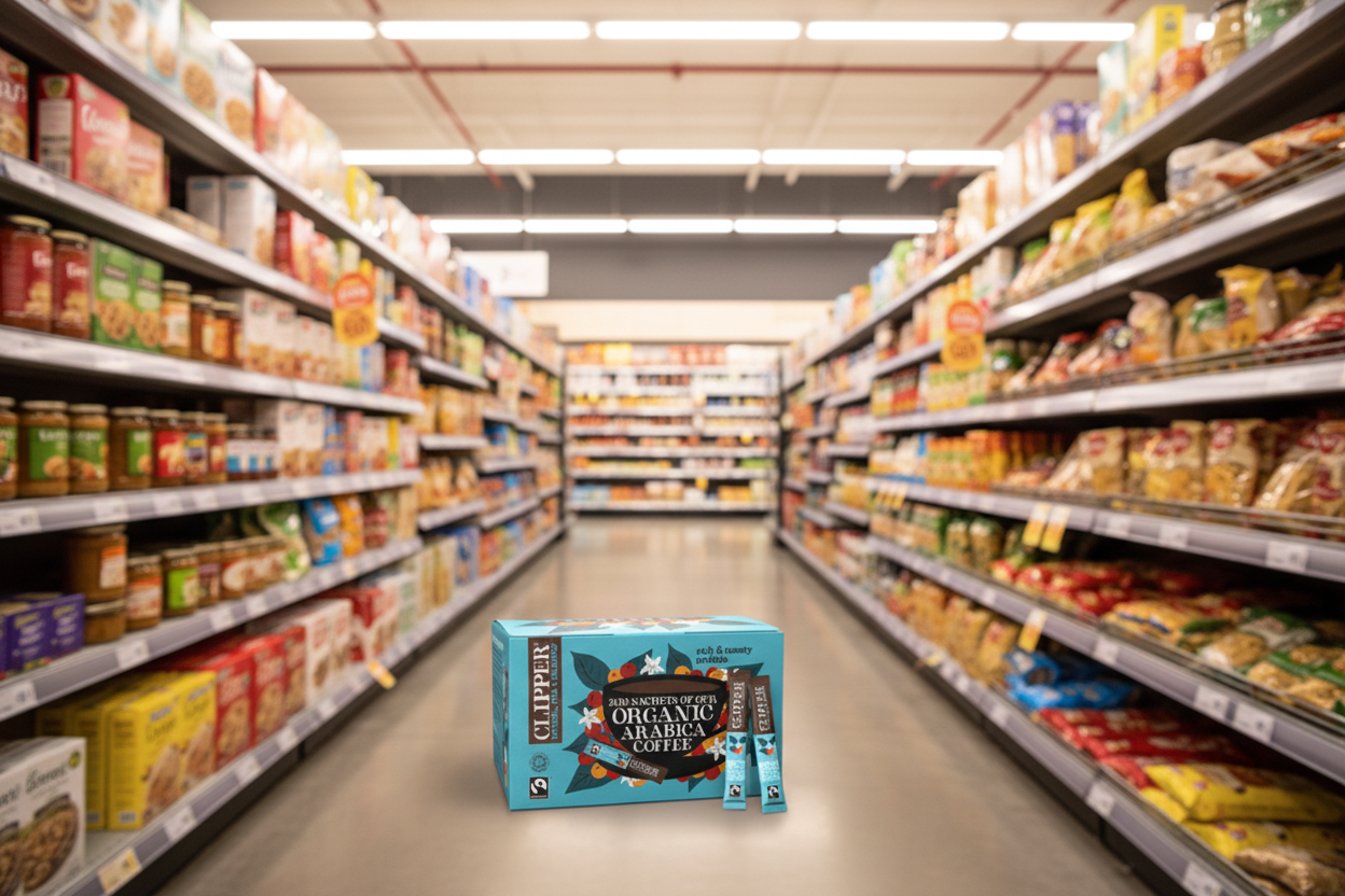Clipper FT Org Instant Freeze Dried Coffee Sticks - 360g
