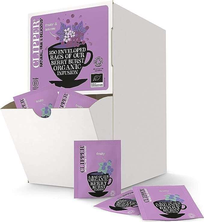 Clipper Organic Infusion Berry Burst 250 Envelopes - 625g