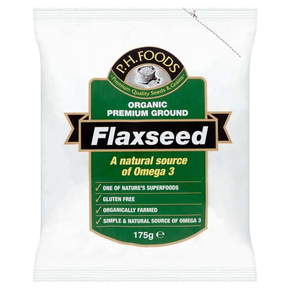 PH Foods Organic Ground Flaxseed - 175g
