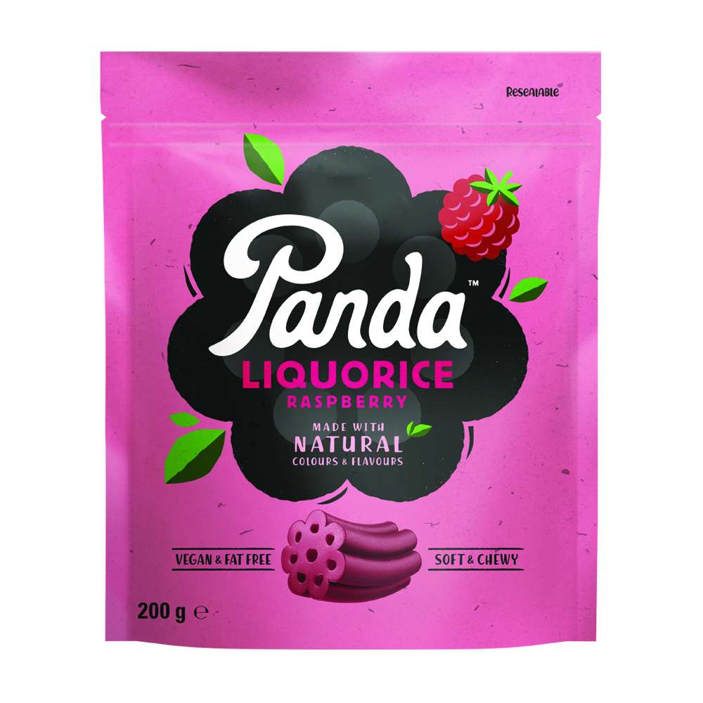 12 x Panda Natural Raspberry Cuts - 200g