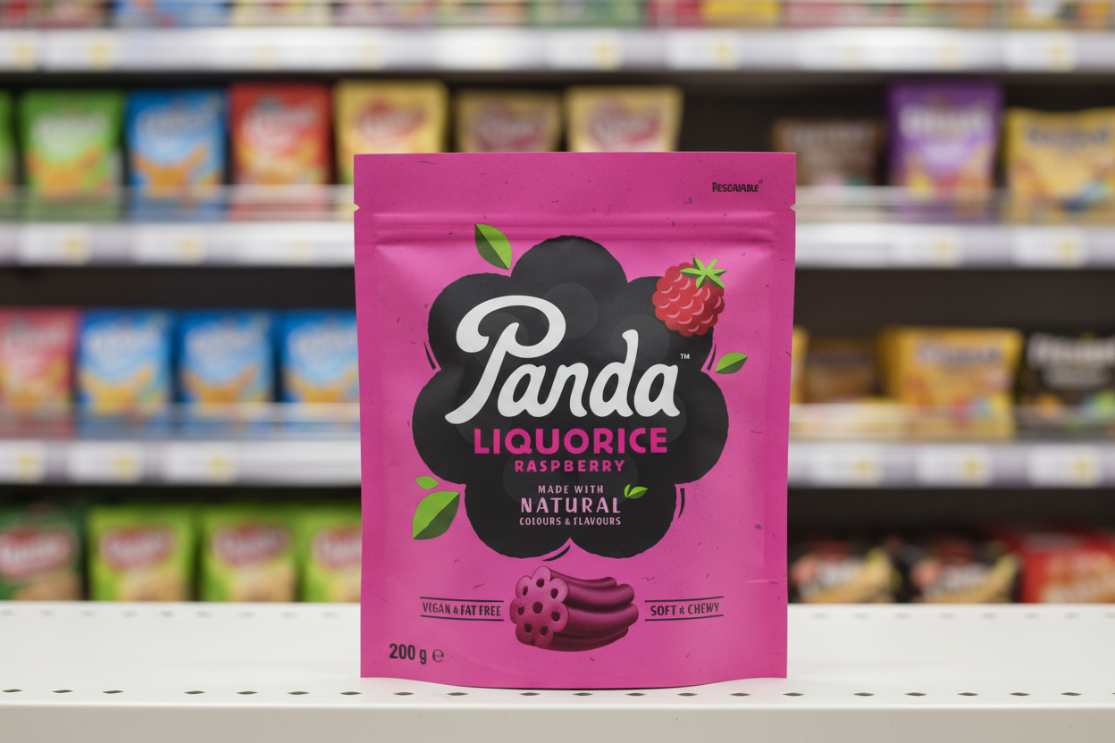 12 x Panda Natural Raspberry Cuts - 200g