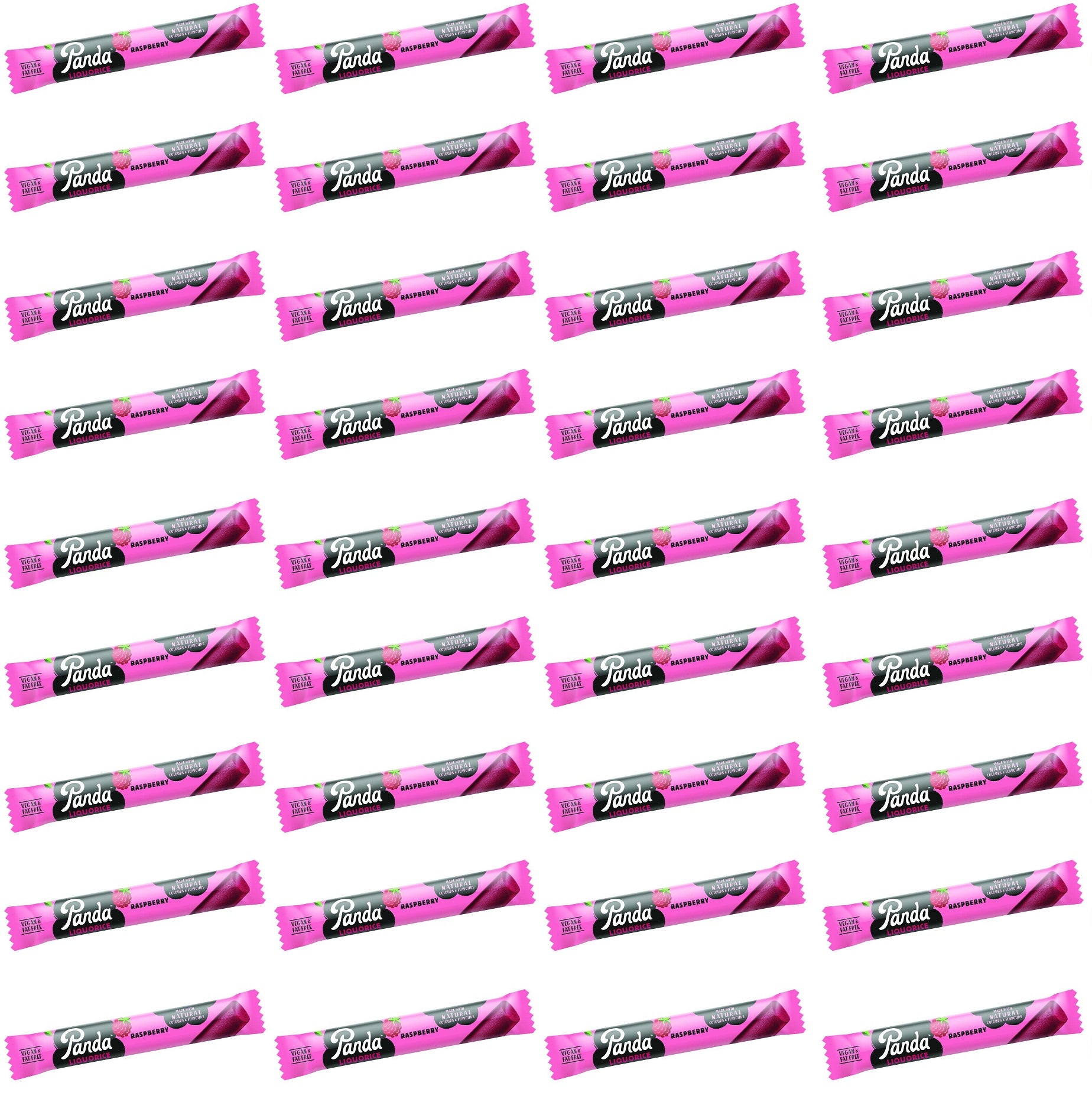 36 x Panda Natural Raspberry Bar - 32g