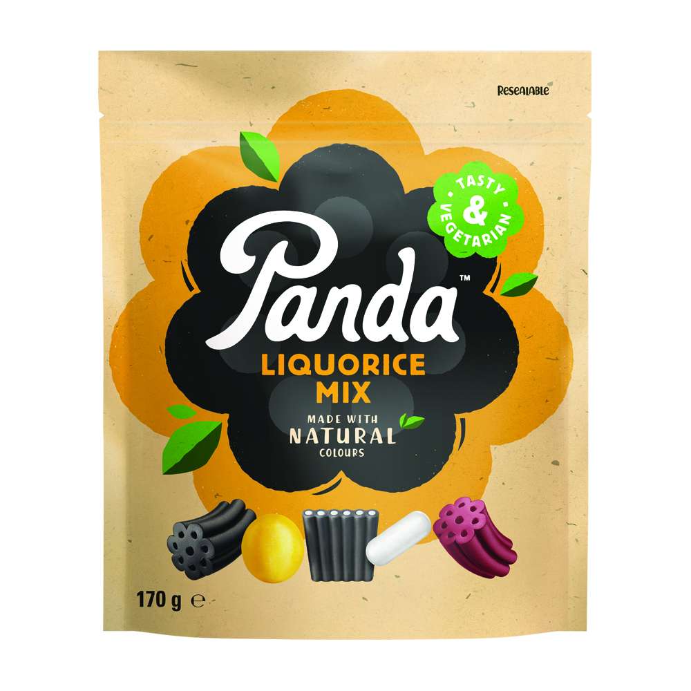12 x Panda Natural Liquorice Mix - 170g