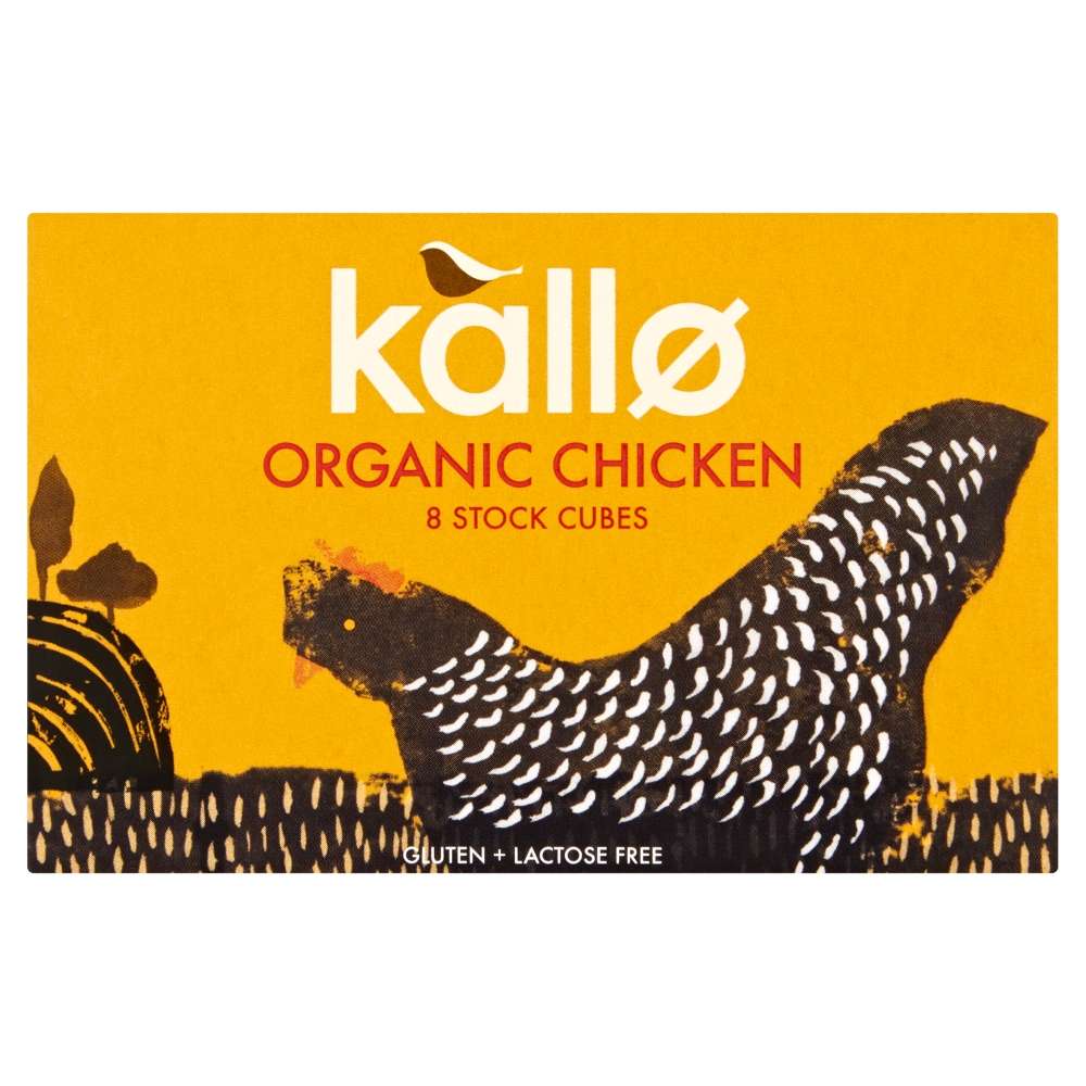 Kallo Organic Chicken Stock Cubes - 88g