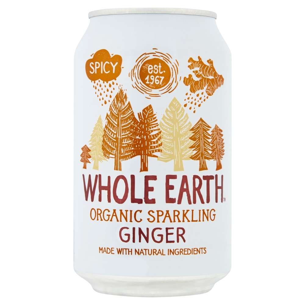 24 x Whole Earth Sparkling Ginger - 330ml