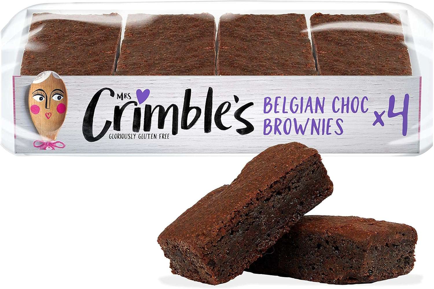 Mrs Crimbles Double Chocolate Brownies - 190g
